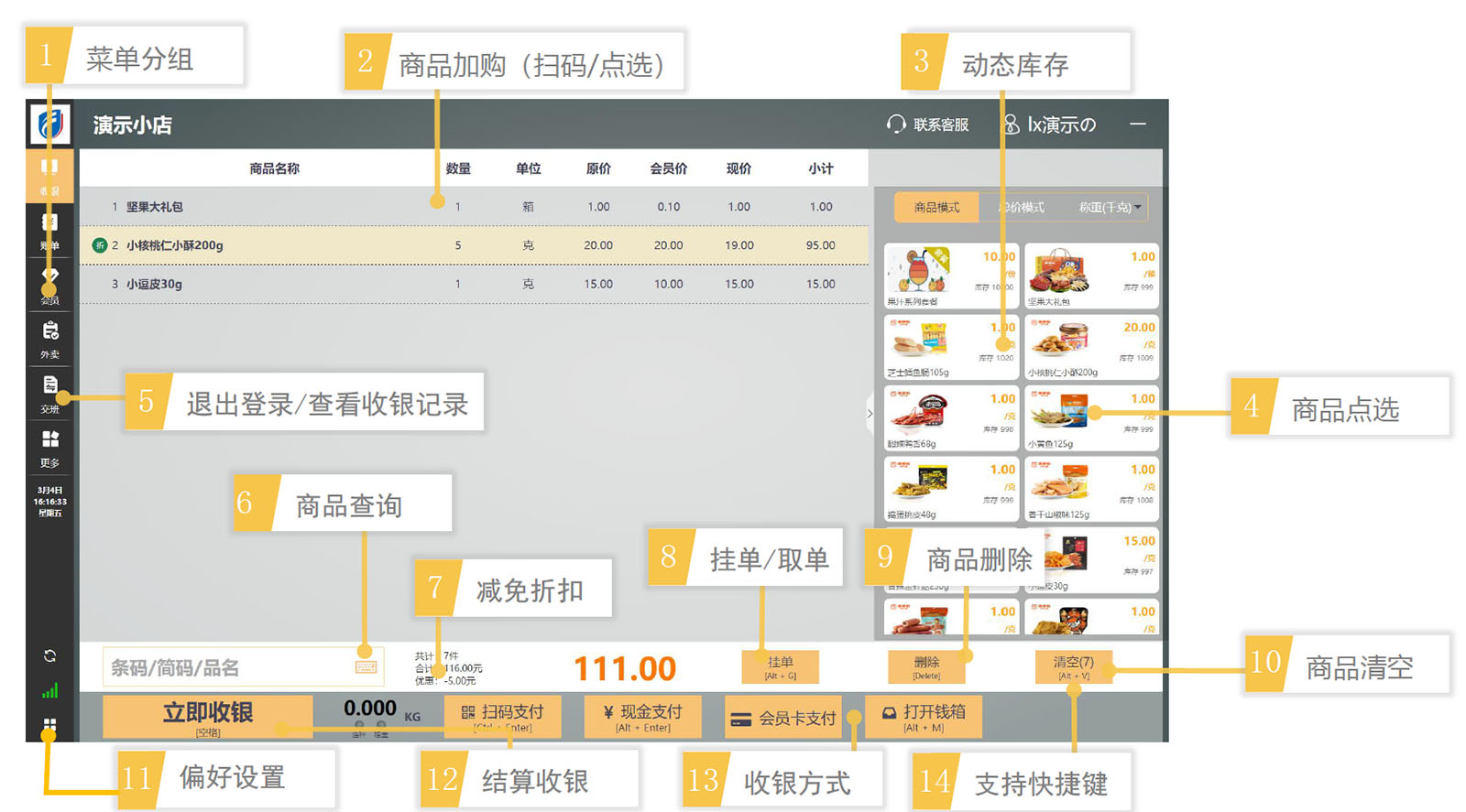 富掌柜零售门店收银方案