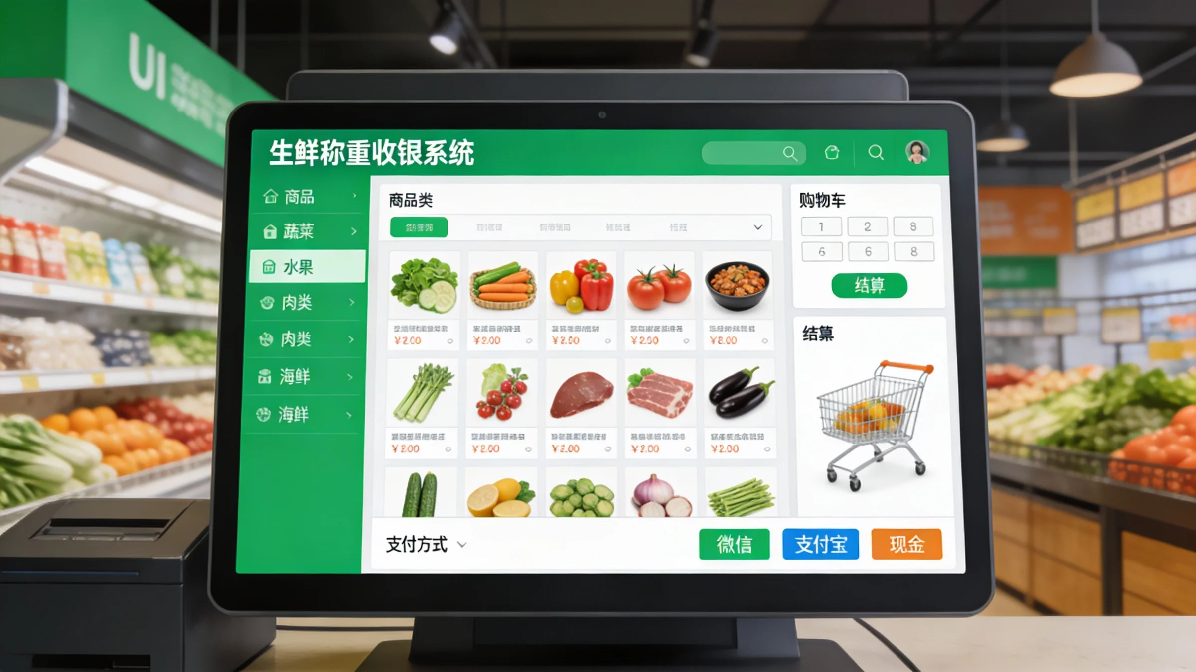 生鲜称重 生鲜称重